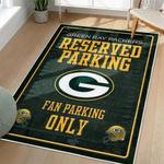 nfl green bay packers area rug non slip football carpet home decor gift idea for fans living room gbp48