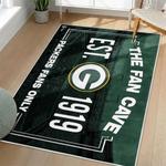 nfl green bay packers area rug non slip football carpet home decor gift idea for fans living room gbp49