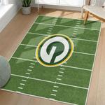 nfl green bay packers area rug non slip football carpet home decor gift idea for fans living room gbp57