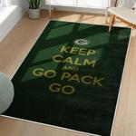 nfl green bay packers area rug non slip football carpet home decor gift idea for fans living room gbp58