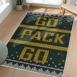 nfl green bay packers area rug non slip football carpet home decor gift idea for fans living room gbp60