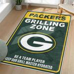 nfl green bay packers area rug non slip football carpet home decor gift idea for fans living room gbp78