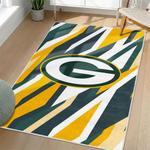 nfl green bay packers area rug non slip football carpet home decor gift idea for fans living room gbp83
