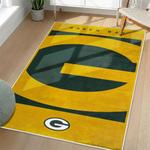 nfl green bay packers area rug non slip football carpet home decor gift idea for fans living room gbp87