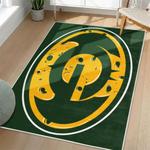 nfl green bay packers area rug non slip football carpet home decor gift idea for fans living room gbp89