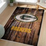 nfl green bay packers area rug non slip football carpet home decor gift idea for fans living room gbp91