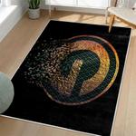 nfl green bay packers area rug non slip football carpet home decor gift idea for fans living room gbp96