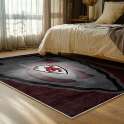 NFL Kansas City Chiefs Football Team Logo Sport Carpet Area Rug Home Decor Gift KCCW109