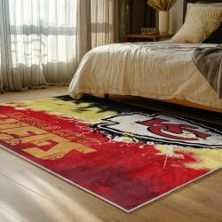 NFL Kansas City Chiefs Football Team Logo Sport Carpet Area Rug Home Decor Gift KCCW115