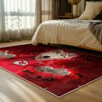nfl kansas city chiefs football team logo sport carpet area rug home decor bed room kccw126