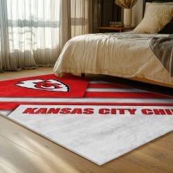 NFL Kansas City Chiefs Football Team Logo Sport Carpet Area Rug Home Decor Gift KCCW130