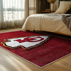 NFL Kansas City Chiefs Football Team Logo Sport Carpet Area Rug Home Decor Gift KCCW132