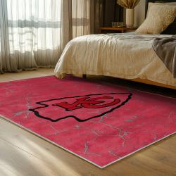 NFL Kansas City Chiefs Football Team Logo Sport Carpet Area Rug Home Decor Gift KCCW137