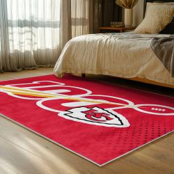 NFL Kansas City Chiefs Football Team Logo Sport Carpet Area Rug Home Decor Gift KCCW142
