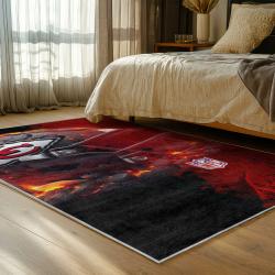NFL Kansas City Chiefs Football Team Logo Sport Carpet Area Rug Home Decor Gift KCCW146