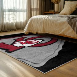 NFL Kansas City Chiefs Football Team Logo Sport Carpet Area Rug Home Decor Gift KCCW148