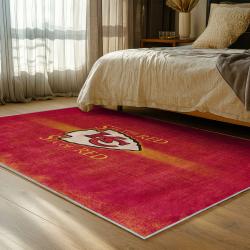 NFL Kansas City Chiefs Football Team Logo Sport Carpet Area Rug Home Decor Gift KCCW152