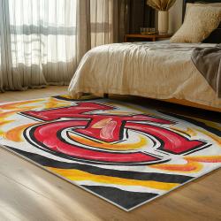 NFL Kansas City Chiefs Football Team Logo Sport Carpet Area Rug Home Decor Gift KCCW161