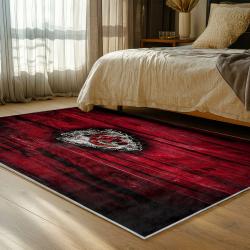 NFL Kansas City Chiefs Football Team Logo Sport Carpet Area Rug Home Decor Gift KCCW162