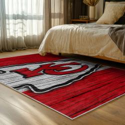 NFL Kansas City Chiefs Football Team Logo Sport Carpet Area Rug Home Decor Gift KCCW168
