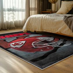 NFL Kansas City Chiefs Football Team Logo Sport Carpet Area Rug Home Decor Gift KCCW172