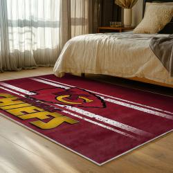 NFL Kansas City Chiefs Football Team Logo Sport Carpet Area Rug Home Decor Gift KCCW182