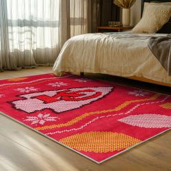 NFL Kansas City Chiefs Football Team Logo Sport Carpet Area Rug Home Decor Gift KCCW188