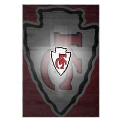 nfl kansas city chiefs football team logo sport carpet area rug home decor gift kccw109