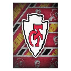 nfl kansas city chiefs football team logo sport carpet area rug home decor gift kccw112