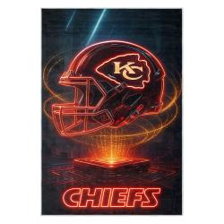 nfl kansas city chiefs football team logo sport carpet area rug home decor gift kccw113