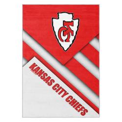 nfl kansas city chiefs football team logo sport carpet area rug home decor gift kccw130