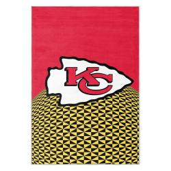 nfl kansas city chiefs football team logo sport carpet area rug home decor gift kccw134