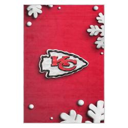 nfl kansas city chiefs football team logo sport carpet area rug home decor gift kccw135