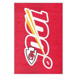 nfl kansas city chiefs football team logo sport carpet area rug home decor gift kccw142