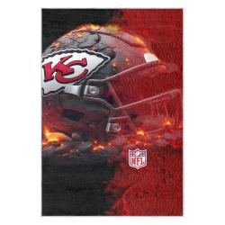 nfl kansas city chiefs football team logo sport carpet area rug home decor gift kccw146