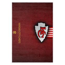 nfl kansas city chiefs football team logo sport carpet area rug home decor gift kccw157