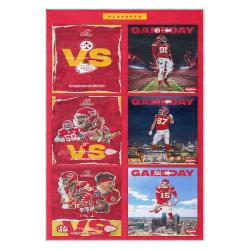 nfl kansas city chiefs football team logo sport carpet area rug home decor gift kccw166