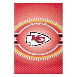 nfl kansas city chiefs football team logo sport carpet area rug home decor gift kccw173