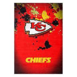 nfl kansas city chiefs football team logo sport carpet area rug home decor gift kccw183