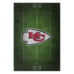 nfl kansas city chiefs football team logo sport carpet area rug home decor gift kccw186