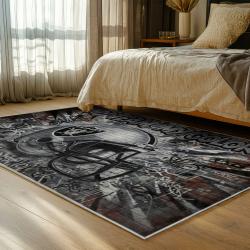 NFL Las Vegas Raiders Football Team Logo Sport Carpet Area Rug Home Decor Gift LVRW113