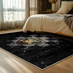 nfl las vegas raiders football team logo sport carpet area rug home decor bed room lvrw142