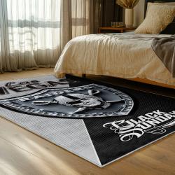 NFL Las Vegas Raiders Football Team Logo Sport Carpet Area Rug Home Decor Gift LVRW154