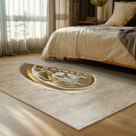 nfl las vegas raiders football team logo sport carpet area rug home decor bed room lvrw158