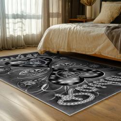 NFL Las Vegas Raiders Football Team Logo Sport Carpet Area Rug Home Decor Gift LVRW164