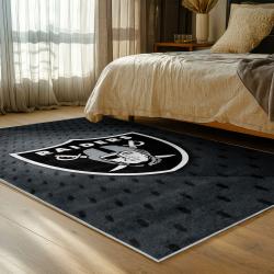 NFL Las Vegas Raiders Football Team Logo Sport Carpet Area Rug Home Decor Gift LVRW179