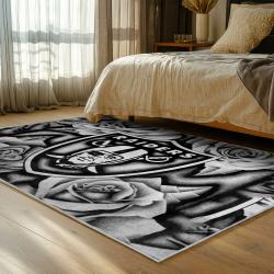 NFL Las Vegas Raiders Football Team Logo Sport Carpet Area Rug Home Decor Gift LVRW186