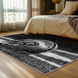 NFL Las Vegas Raiders Football Team Logo Sport Carpet Area Rug Home Decor Gift LVRW210