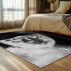 NFL Las Vegas Raiders Football Team Logo Sport Carpet Area Rug Home Decor Gift LVRW219