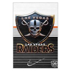 nfl las vegas raiders football team logo sport carpet area rug home decor gift lvrw101